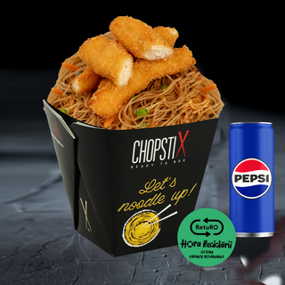 Meniu Noodles pui crocant