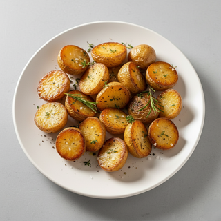 Porzione di patate al forno