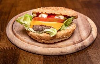 Panino con hamburger