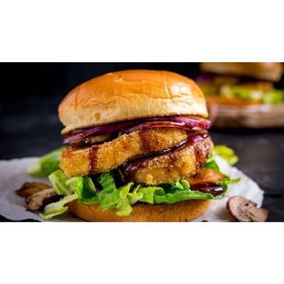 Panko Fried Halloumi Burger