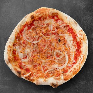 Atun, bacon y cebolla vegana