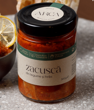 Zacusca din legume si hribi 300g