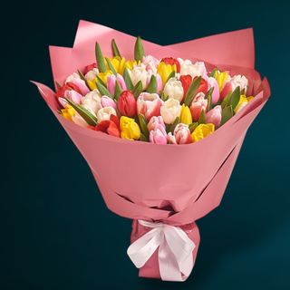 Buchet 45 Lalele Mixte