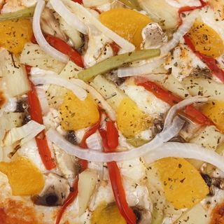 Pizza Vegetariana com Fruta