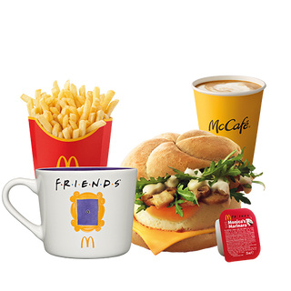 Zestaw Friends Pszenna Kajzerka Jajko i Pieczarki