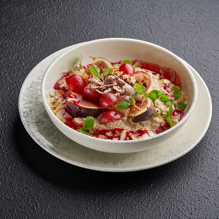 Вівсяна каша на кокосовому молоці з мигдалевими пластивцями (300 г)