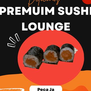 Premium  Sushi  4 -hosomaki Salmao 18 Peças