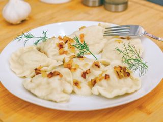 Gotowane pierogi ruskie