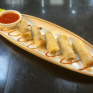 Rollitos primavera de vietnamitas pollo