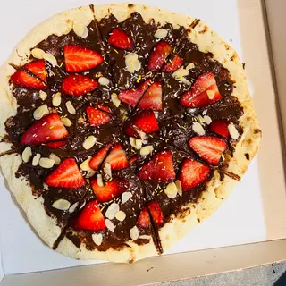 Strawberry Nuttella Pizza