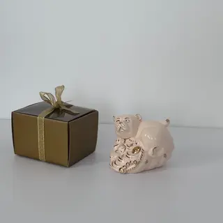 Статуетка "Котик з грошима"