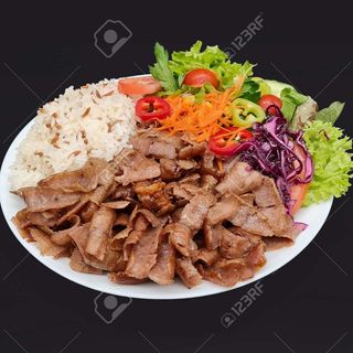 Talerz kebab z frytkami XXL 