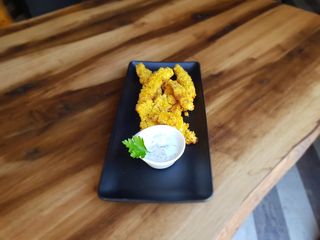 Пилешки флейки с корнфлейкс