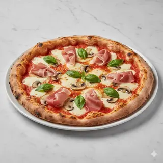 Pizza Prosciutto Funghi (31 Cm.)