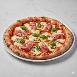 Pizza Prosciutto Funghi (31 Cm.)