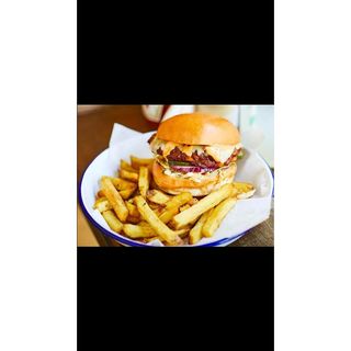 Beef Burger + ½ Chips
