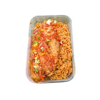 Jollof Rice and Turkey