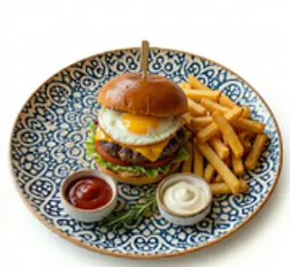 Burger Egg