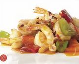 81. Gamberi in salsa piccante