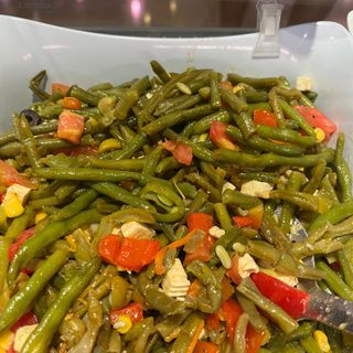 Amanida mongeta tendra i formatge feta