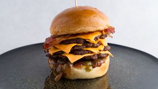 Double Double Smoking BBQ Smash Burger