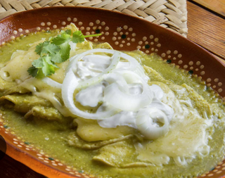 Enchiladas verdes