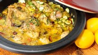 Tajine de pollo con limón