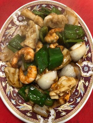 Calamares Con Gambas