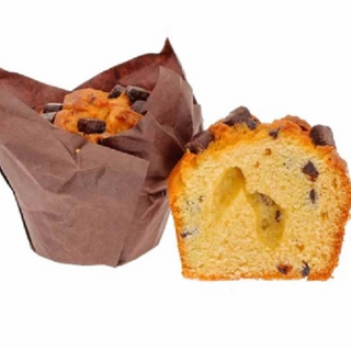 Muffin de vanilie cu bucati de ciocolata