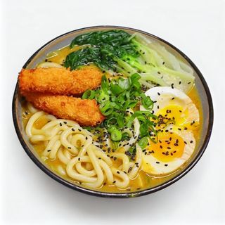 Green curry ramen