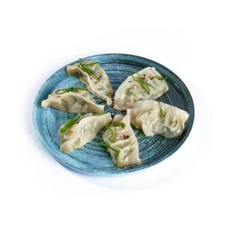 Gyozas de langostinos y verduras