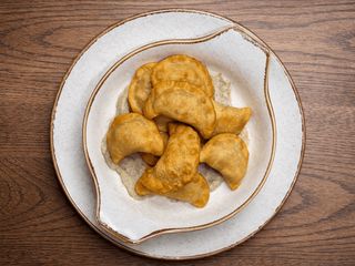 Вареники смажені з бринзою та шпинатом (260g)