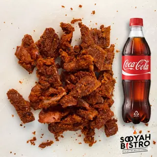 Suya + A Bottle of Cocacola