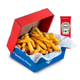 Frytki Box z ketchupem
