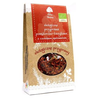 PRZYPRAWA POMIDOROWO - BAZYLIOWA Z CZOSNKIEM NIEDŹWIEDZIM BIO 40 g - DARY NATURY