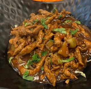 Émincés De Poulet Au Gingembre Et Champignons Frais