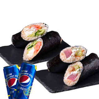 Комбо Суші Шаурма + Pepsi 0,33 2 шт