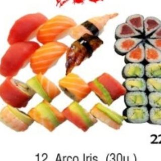 B12.Arco Iris (30 Uds.) Nigiri Y Maki