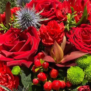Bukiet w kolorystyce czerwonej