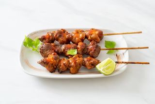 Turkey Gizzard Kebab