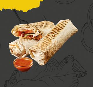 Tortilla lub pita rollo mega