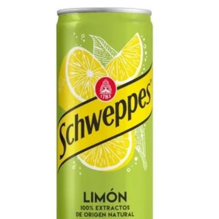 Lata Schweppes de limón 