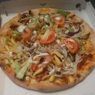Pizza kebab completa 
