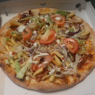 Pizza kebab completa 