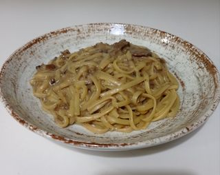 Tallarines Y Champiñones