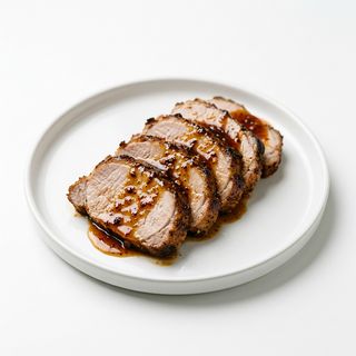 Lomo asado con salsa picante y dulce