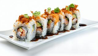Uramaki ebi tempura