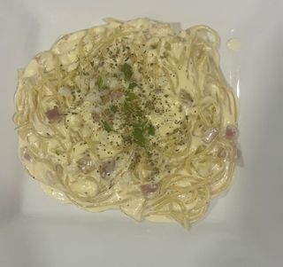 Spaghetti’s a la carbonara 