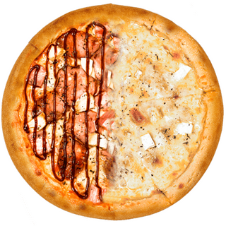 П'ять сирів + Супер м'ясна 35см