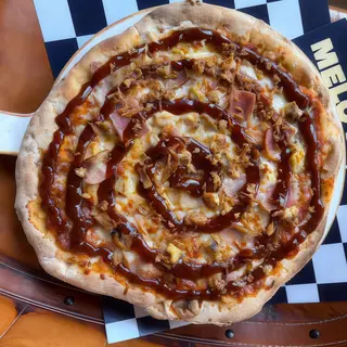 Pizza BBQ de pollo